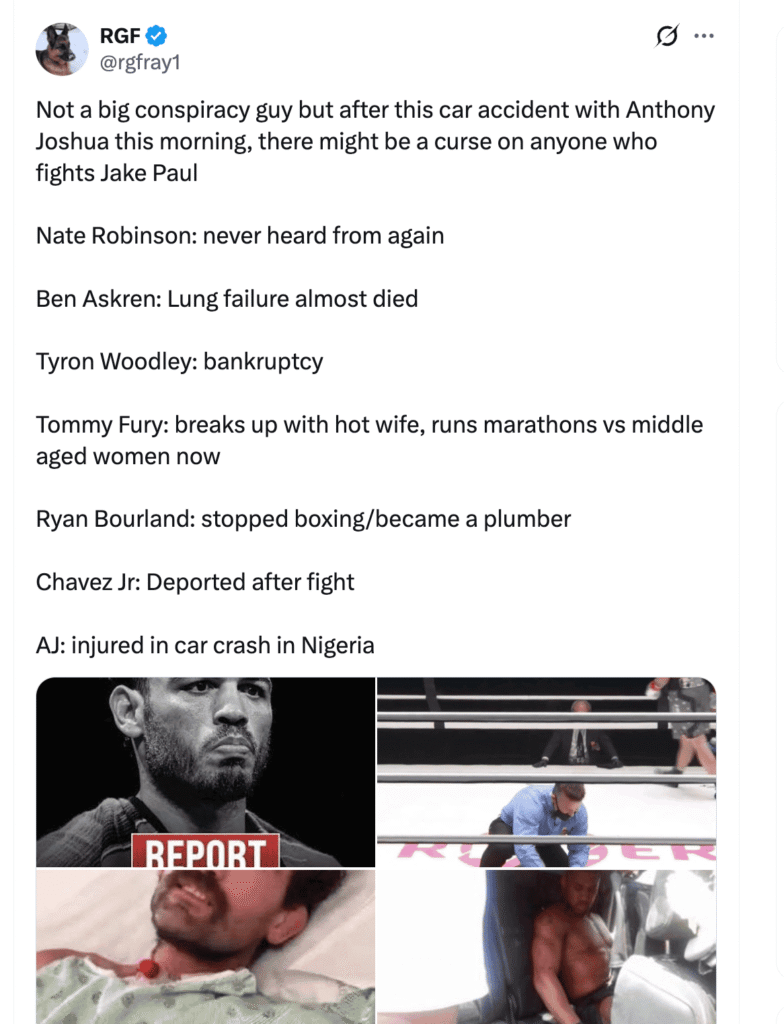 Mike Tyson vs. The Paul Curse

